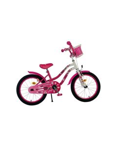 (TV) BICICLETA LOVELY 18 ROSA/BLANCA BIMBA   M/LOVELY