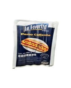 PERRO CALIENTE DE POLLO Y CERDO LA FAVORITA PLUS PQTE 680G